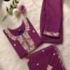 WhatsApp Image 2026-07-30 at 2.24.05 PM Royal Plum Floral Embroidered Suit Set