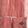 Coral Pink Lace Yoke & Organza 3-Piece Suit Set