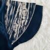 IMG_0027 Navy Blue & Off-White Ghagri Batik Tie-Dye Tiered Maxi Dres