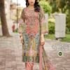 Screenshot Dusty Rose Floral & Lace Embroidered 3-Piece Pakistani Readymade Suit Set