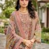 Screenshot Dusty Rose Floral & Lace Embroidered 3-Piece Pakistani Readymade Suit Set