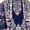 IMG_0239 Navy Blue Floral & Lace Embroidered 3-Piece Pakistani Readymade Suit Set