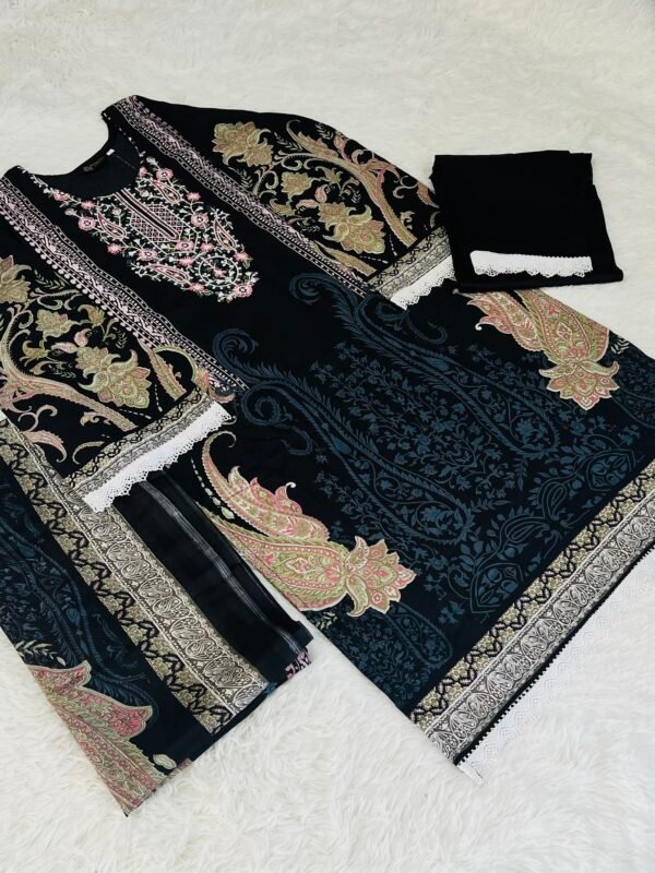 IMG_0255 Black Embroidered 3-Piece Pakistani Readymade Set