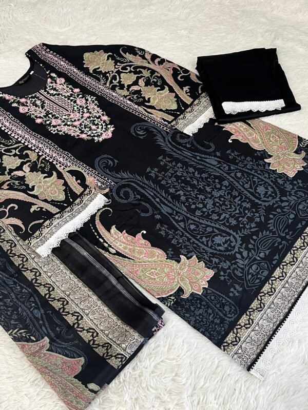 IMG_0262 Black Embroidered 3-Piece Pakistani Readymade Set