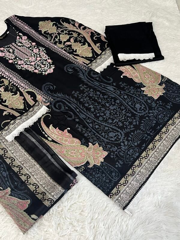 IMG_0264 Black Embroidered 3-Piece Pakistani Readymade Set