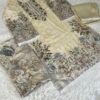 IMG_0265 Ivory Floral Printed with Embroidered 3-Piece Kurta Pakistani Readymade Set
