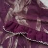 Royal Purple Umbrella type Abstract Print Cotton Maxi Nighty