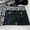 IMG_9964 Pakistani Black and rose embroidered unstitched cotton lawn collection